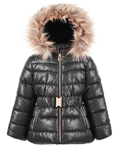 michael kors little girl puffer jacket|Kids' Michael Kors Coats & Jackets .